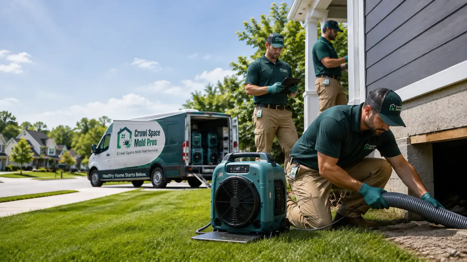 Crawl Space Mold Removal in Morgantown, PA
